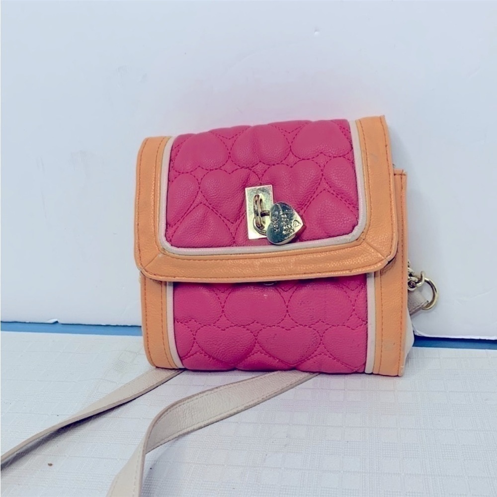LUV Betsey quilted hearts, Crossbody bag